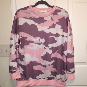 Camo pullover shirt